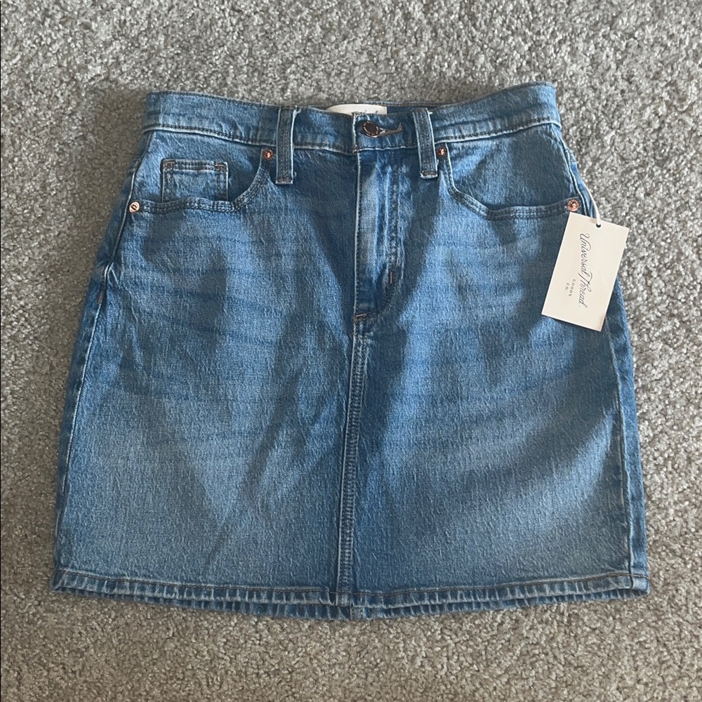Universal Thread Light Blue Denim Mini Skirt
